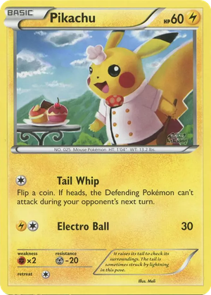 Pikachu card image