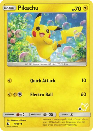 Pikachu card image