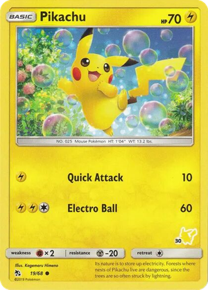 Pikachu card image
