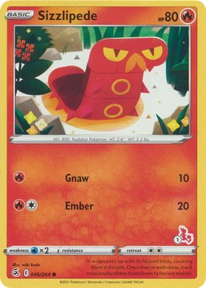 Sizzlipede card image
