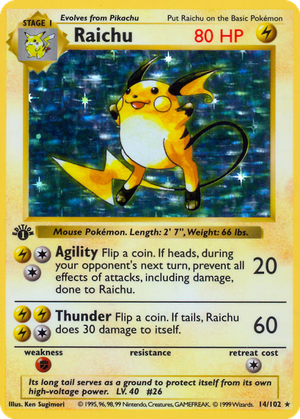 Raichu card image