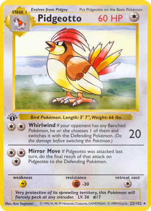 Pidgeotto card image
