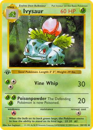 Ivysaur card image