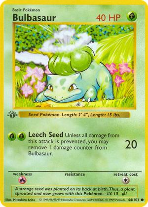 Bulbasaur card image