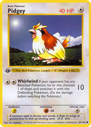 Pidgey card image