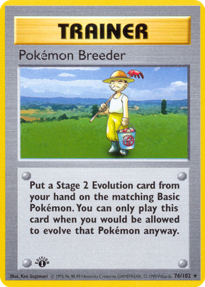 Pokémon Breeder card image