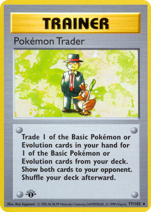 Pokémon Trader card image