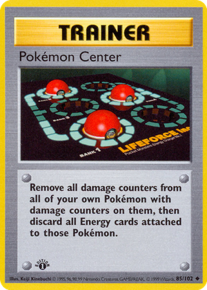 Pokémon Center card image