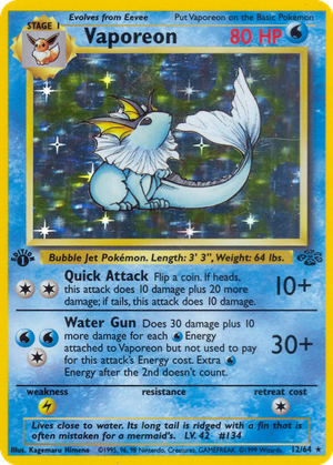 Vaporeon card image