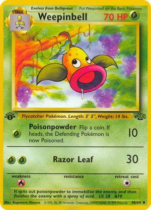 Weepinbell card image