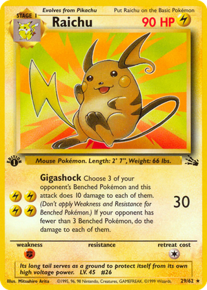 Raichu card image
