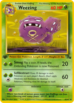 Weezing card image