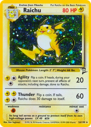 Raichu card image