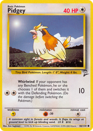 Pidgey card image