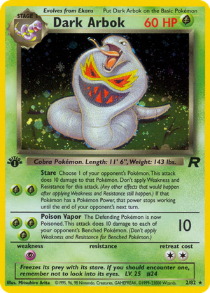 Dark Arbok card image