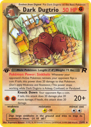Dark Dugtrio card image