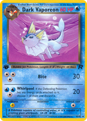 Dark Vaporeon card image