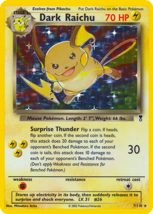 Dark Raichu card image