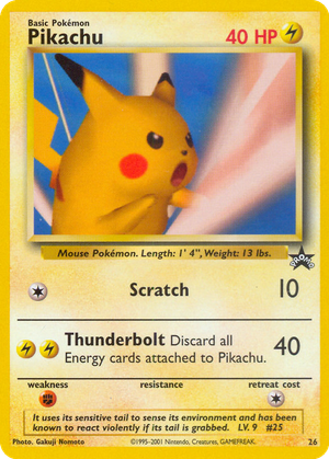 Pikachu card image