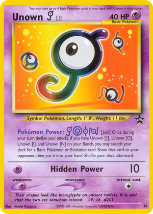 Unown [J] card image