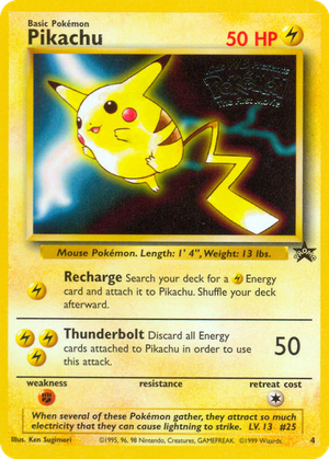 Pikachu card image