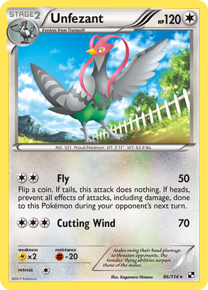 Unfezant card image