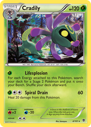 Cradily card image