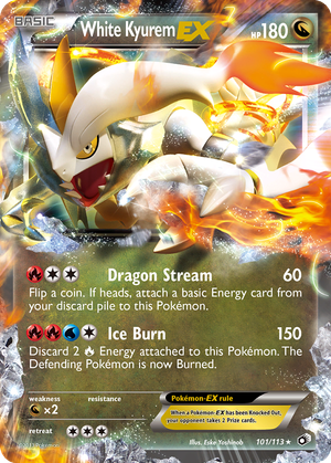 White Kyurem EX card image
