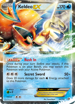 Keldeo EX card image