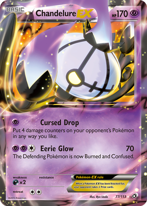 Chandelure EX card image
