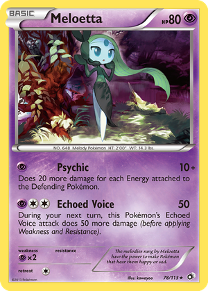 Meloetta card image