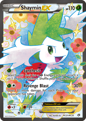 Shaymin EX card image