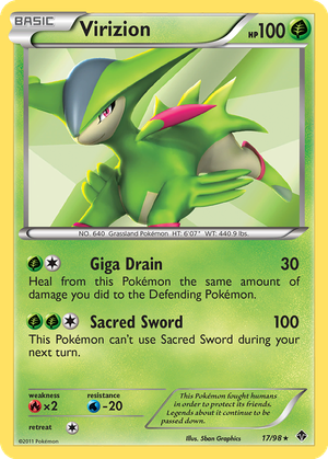 Virizion card image