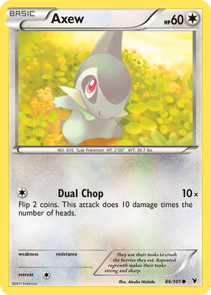 Axew card image