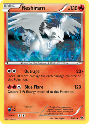 Reshiram card image