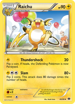 Raichu card image
