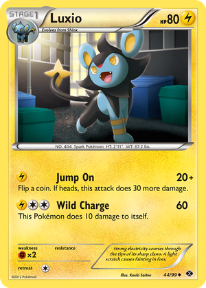 Luxio card image
