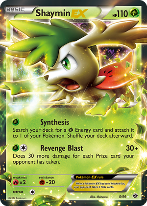 Shaymin EX card image