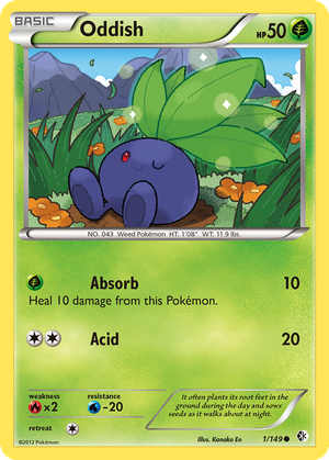 Oddish card image