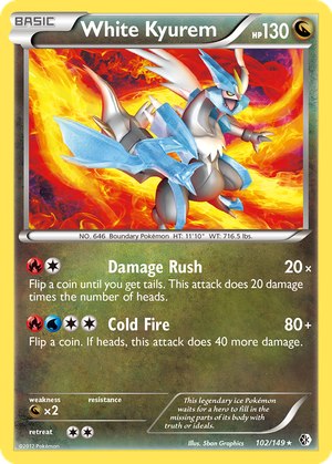White Kyurem card image