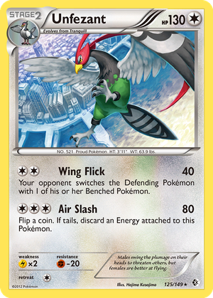 Unfezant card image