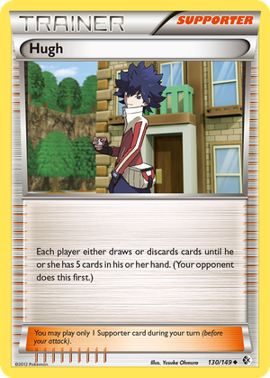 Hugh card image