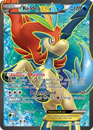 Keldeo EX card image