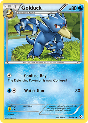 Golduck card image
