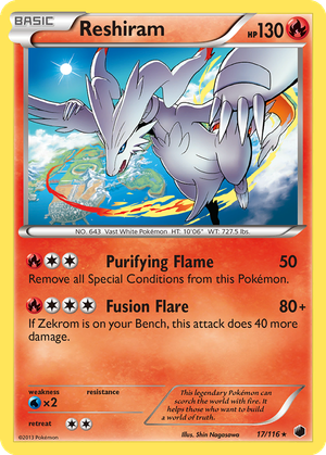 Reshiram card image