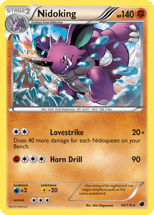 Nidoking card image