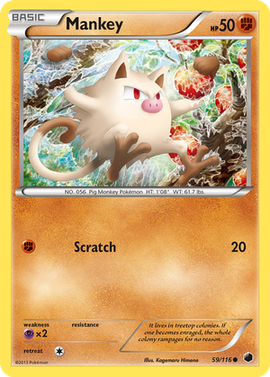Mankey card image