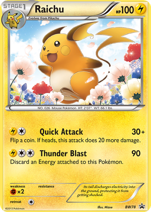 Raichu card image