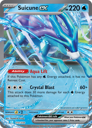 Suicune ex card image
