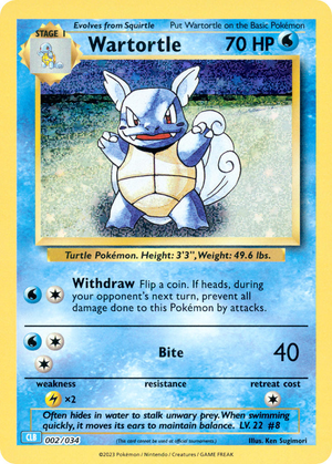 Wartortle card image